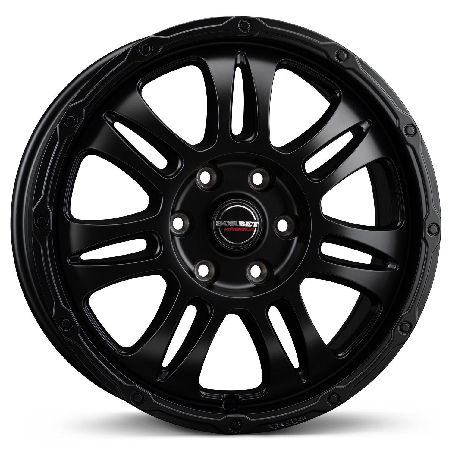 Kola Borbet CW8 8,0x18 ET52 5x120 18 Coul black matt