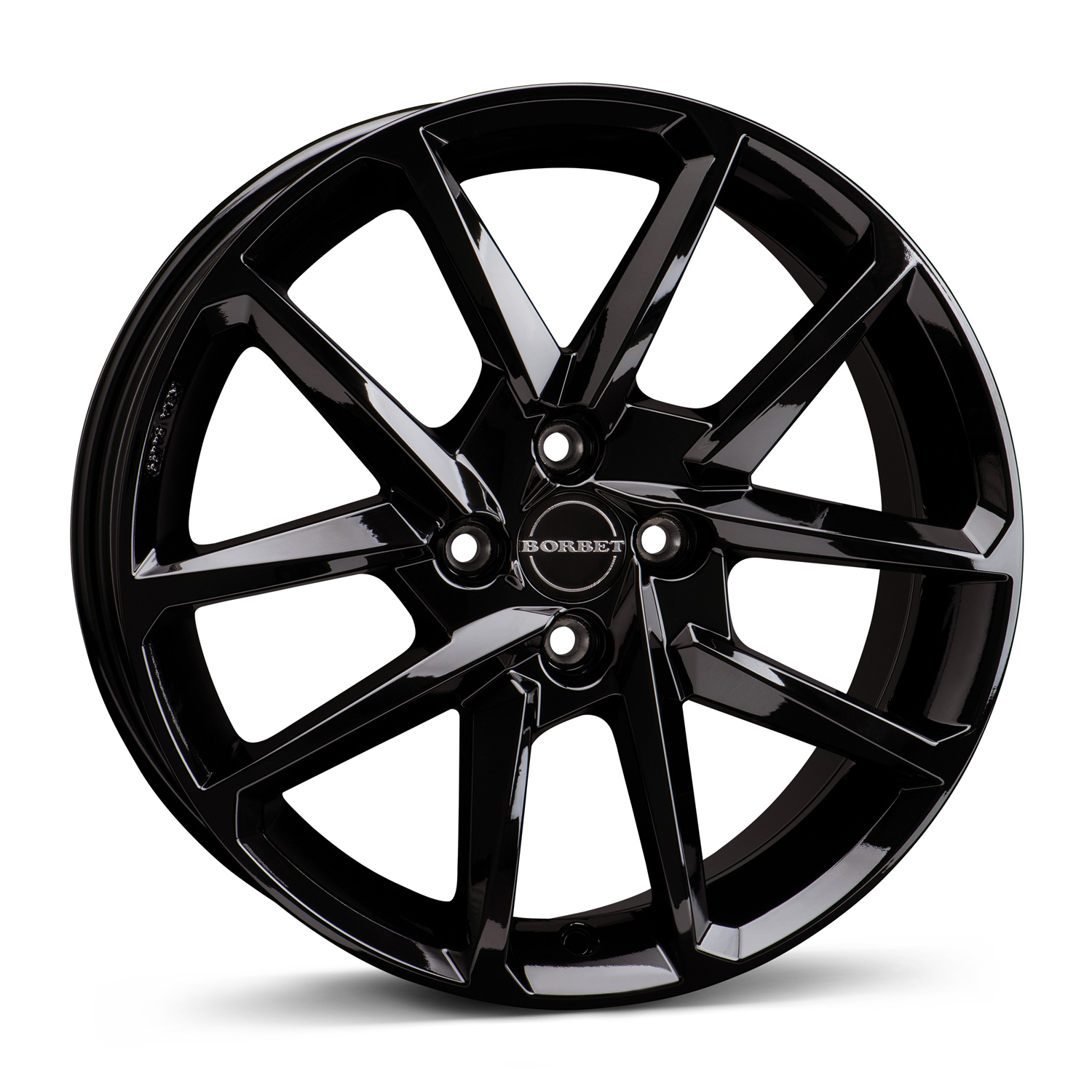 Kola Borbet N 6,5x16 ET47 4x108 16 Coul black glossy