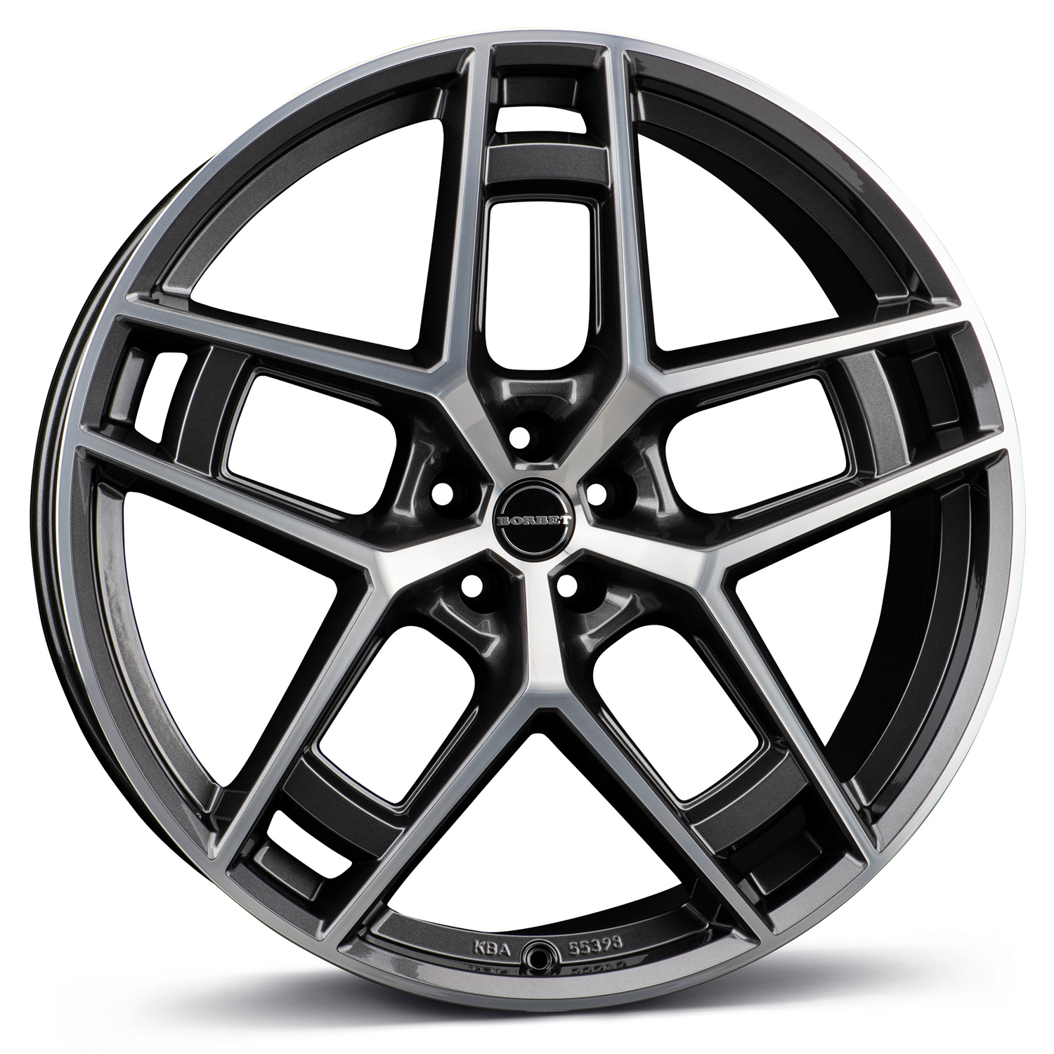 Kola Borbet TF 10,5x24 ET40 5x112 24 Coul graphite polished glossy