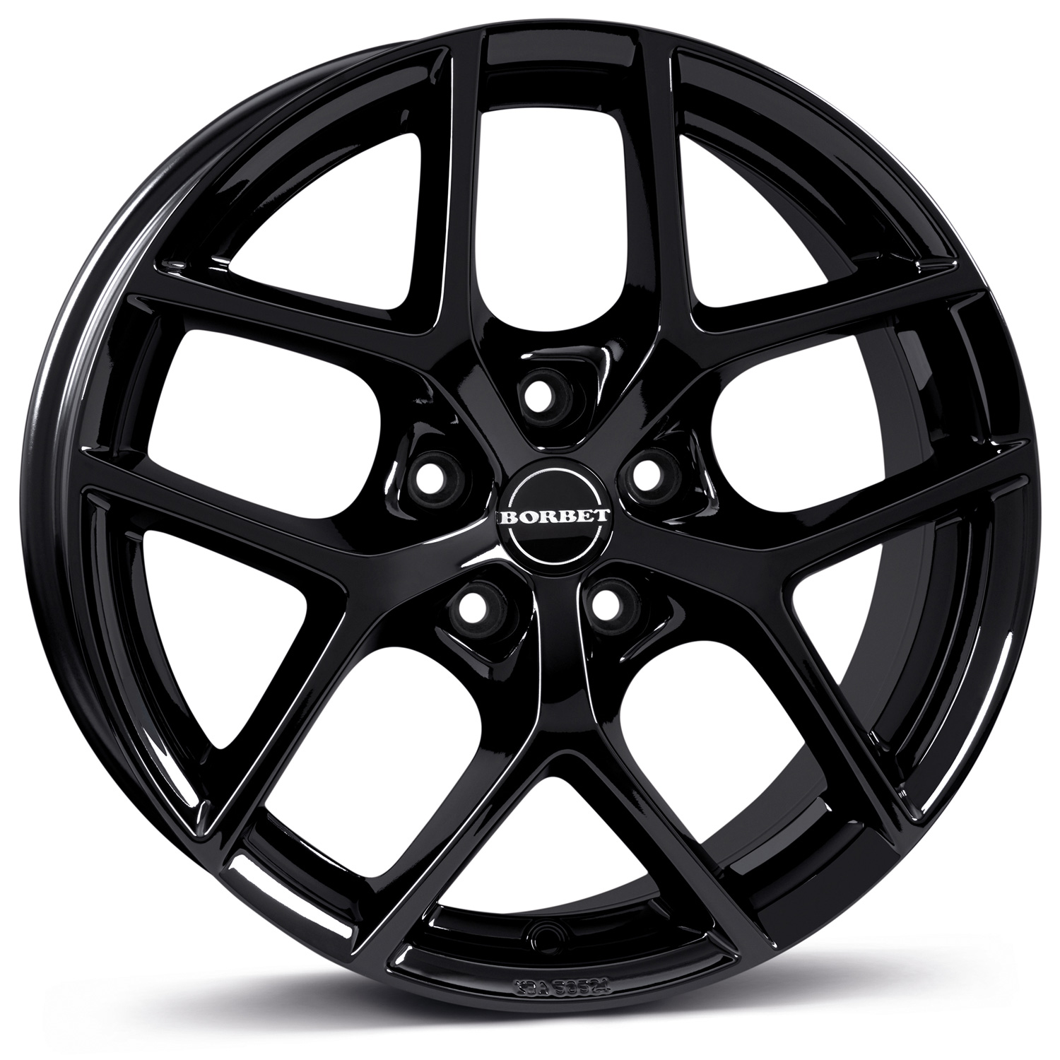 Kola Borbet Y 8,5x18 ET50 5x112 18 Coul black glossy